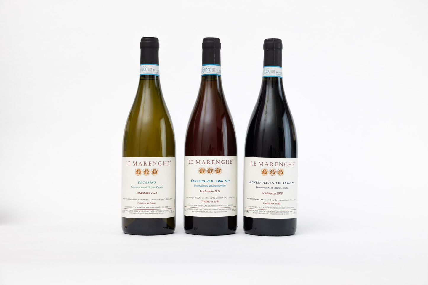 Degustazione di Pecorino, Cerasuolo e Montepulciano 2019 - 3 Bottiglie